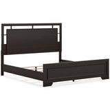 Covetown Dark Brown Panel Bedroom Set by Ashley at Eve Furniture