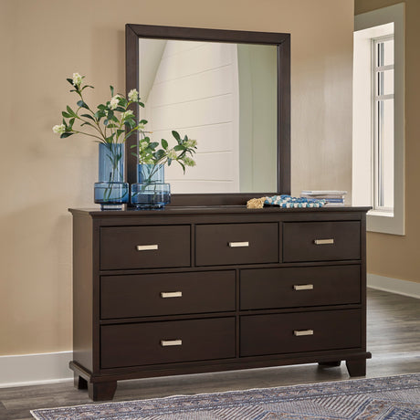 Covetown Dark Brown Panel Bedroom Set by Ashley at Eve Furniture