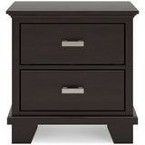 Covetown Dark Brown Panel Bedroom Set by Ashley at Eve Furniture