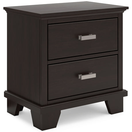 Covetown Dark Brown Panel Bedroom Set by Ashley at Eve Furniture