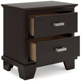 Covetown Dark Brown Panel Bedroom Set by Ashley at Eve Furniture