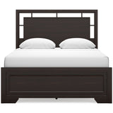 Covetown Dark Brown Panel Bedroom Set by Ashley at Eve Furniture