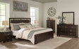 Covetown Dark Brown Panel Bedroom Set by Ashley at Eve Furniture