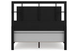 Covetown Dark Brown Queen Panel Bed by Ashley at Eve Furniture