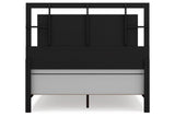Covetown Dark Brown Queen Panel Bed by Ashley at Eve Furniture