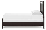 Covetown Dark Brown Queen Panel Bed by Ashley at Eve Furniture