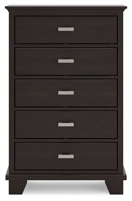 Covetown Dark Brown Youth Panel Bedroom Set by Ashley at Eve Furniture