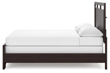 Covetown Dark Brown California King Panel Bed by Ashley at Eve Furniture