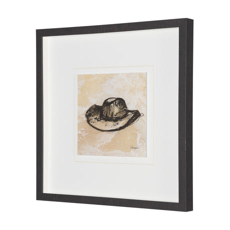 Cowboy by Mercana Studio Hand-Embellished Textured Framed Artwork Matted Under Glass by Mercana at Eve Furniture