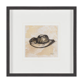 Cowboy by Mercana Studio Hand-Embellished Textured Framed Artwork Matted Under Glass by Mercana at Eve Furniture