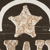 Cowboy Culture - Howdy by Mercana Studio a Hand Embelished Textured Framed Art Print by Mercana at Eve Furniture