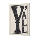 Cowboy Culture - Y'all by Mercana Studio a Hand Embelished Textured Framed Art Print by Mercana at Eve Furniture