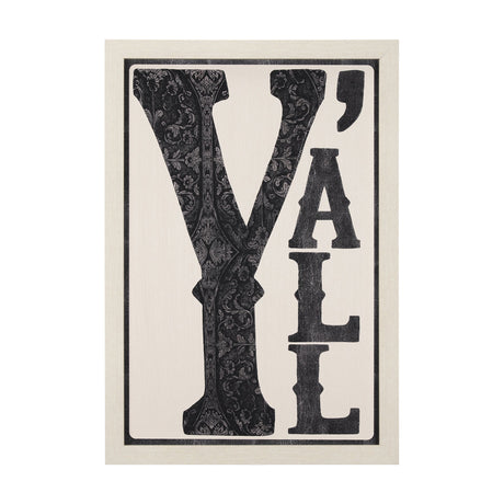 Cowboy Culture - Y'all by Mercana Studio a Hand Embelished Textured Framed Art Print by Mercana at Eve Furniture