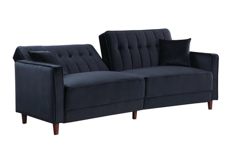 Cozy Black Adjustable Bed Sofa And Loveseat by New Era Innovations at Eve Furniture