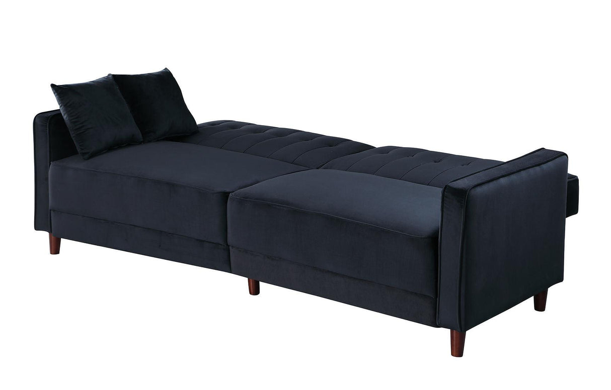 Cozy Black Adjustable Bed Sofa And Loveseat by New Era Innovations at Eve Furniture