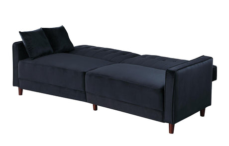Cozy Black Adjustable Bed Sofa And Loveseat by New Era Innovations at Eve Furniture