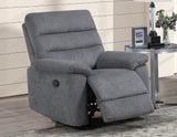 Cozy Gray 3-Piece Manual Reclining Set by Steve Silver at Eve Furniture