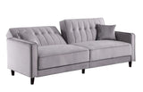Cozy Grey Adjustable Bed Sofa And Loveseat by New Era Innovations at Eve Furniture