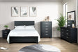 Cozy Nest Black 5-piece Bedroom Set by Happy Homes at Eve Furniture