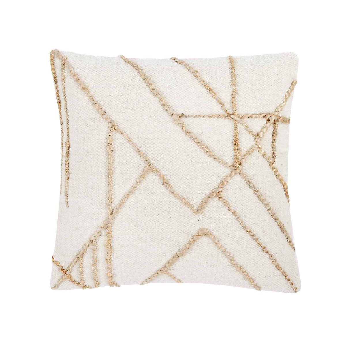 CP Sintra Ivory/Natural 22x22 Throw Pillow (Set of 2) by Classic Home at Eve Furniture