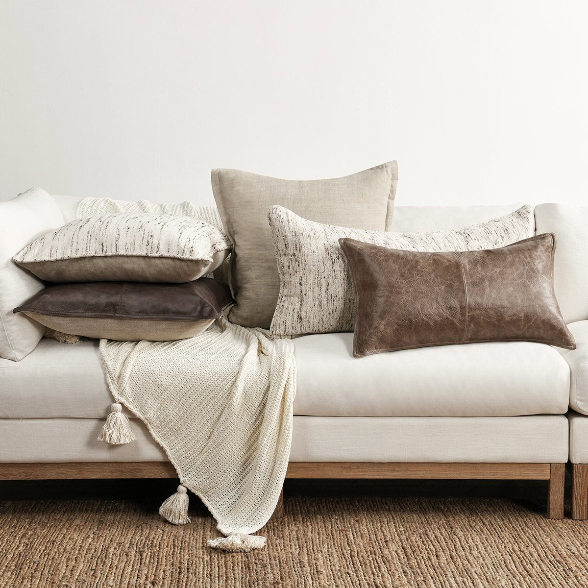 CP Tavira Natural Multiple Sizes Throw Pillow (Set of 2) by Classic Home at Eve Furniture