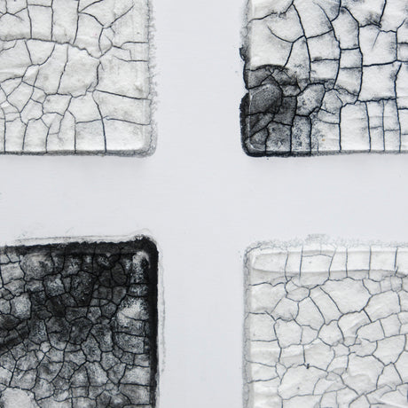 Cracking Blocks by Studio M a handmade Original Framed Artwork under Glass by Mercana at Eve Furniture