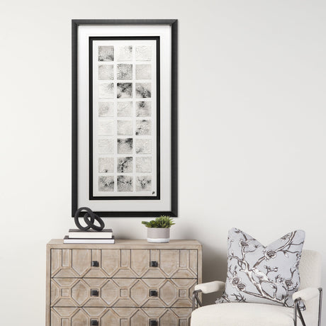 Cracking Blocks by Studio M a handmade Original Framed Artwork under Glass by Mercana at Eve Furniture