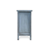 Crafton 3 Drawer 4 Door Cabinet - Blue by Classic Home at Eve Furniture