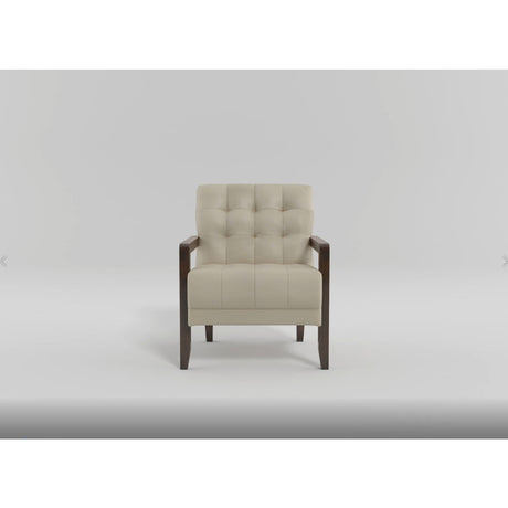 Crafton Black Leather Accent Chair by Homelegance at Eve Furniture