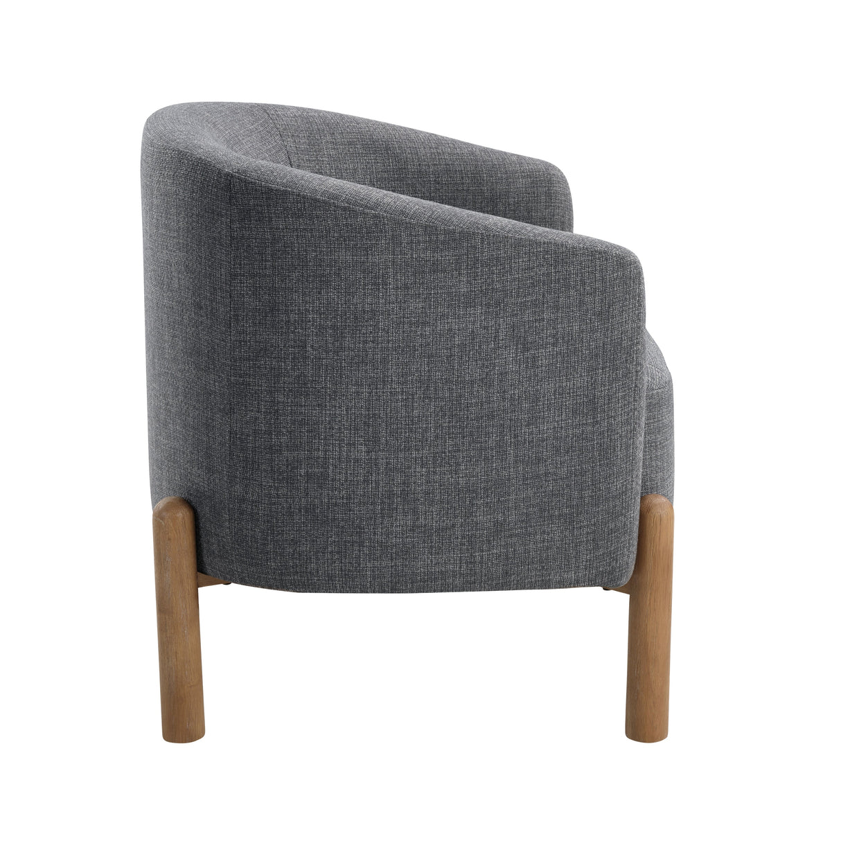 Crafton Dark Brown Leather Accent Chair by Homelegance at Eve Furniture