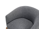 Crafton Dark Brown Leather Accent Chair by Homelegance at Eve Furniture