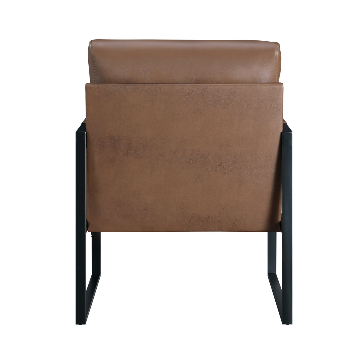 Crafton Dark Brown Leather Accent Chair by Homelegance at Eve Furniture