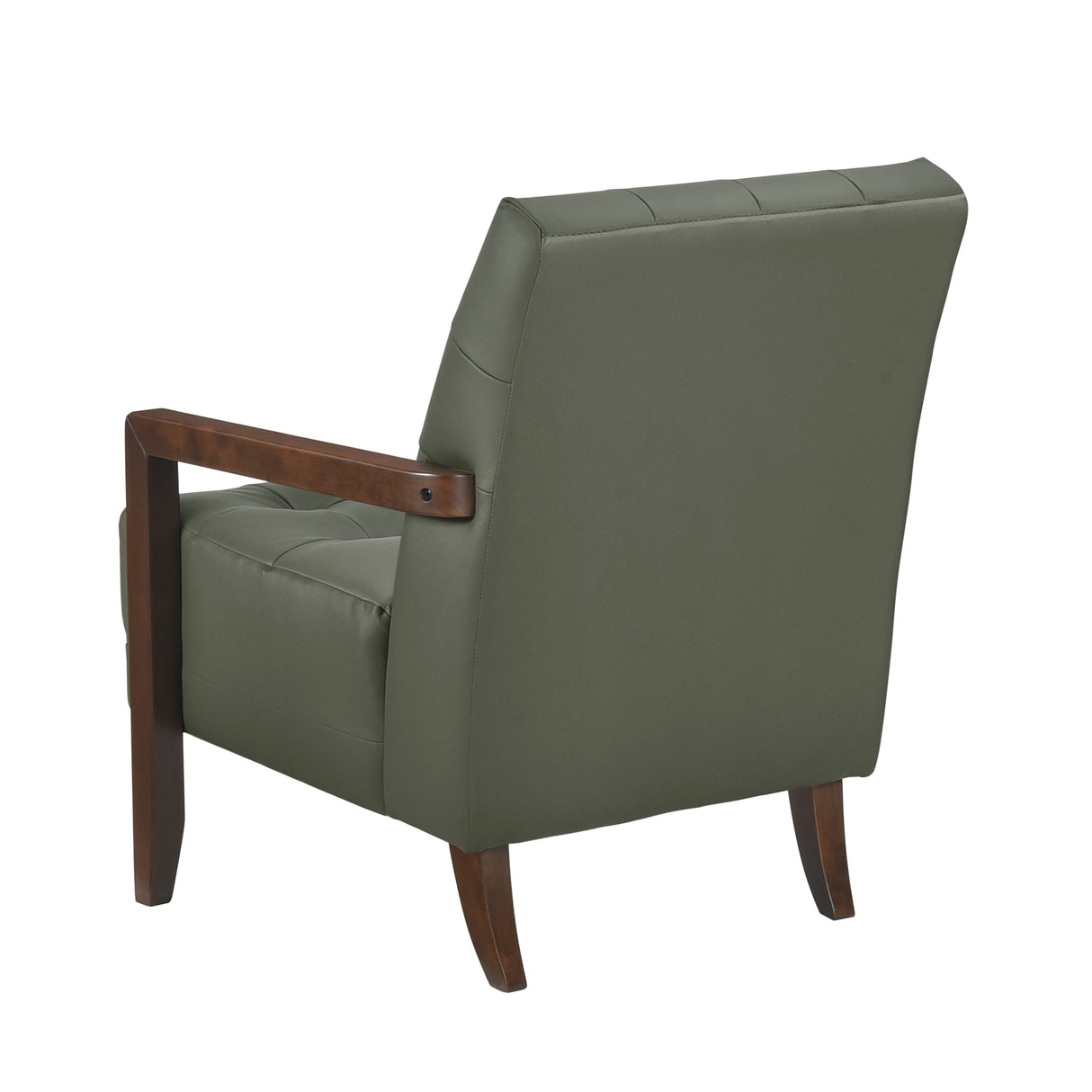 Crafton Green Leather Accent Chair by Homelegance at Eve Furniture