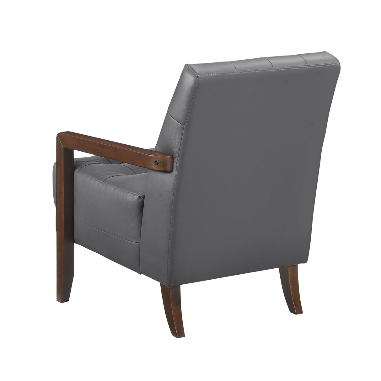 Crafton Orange Leather Accent Chair by Homelegance at Eve Furniture