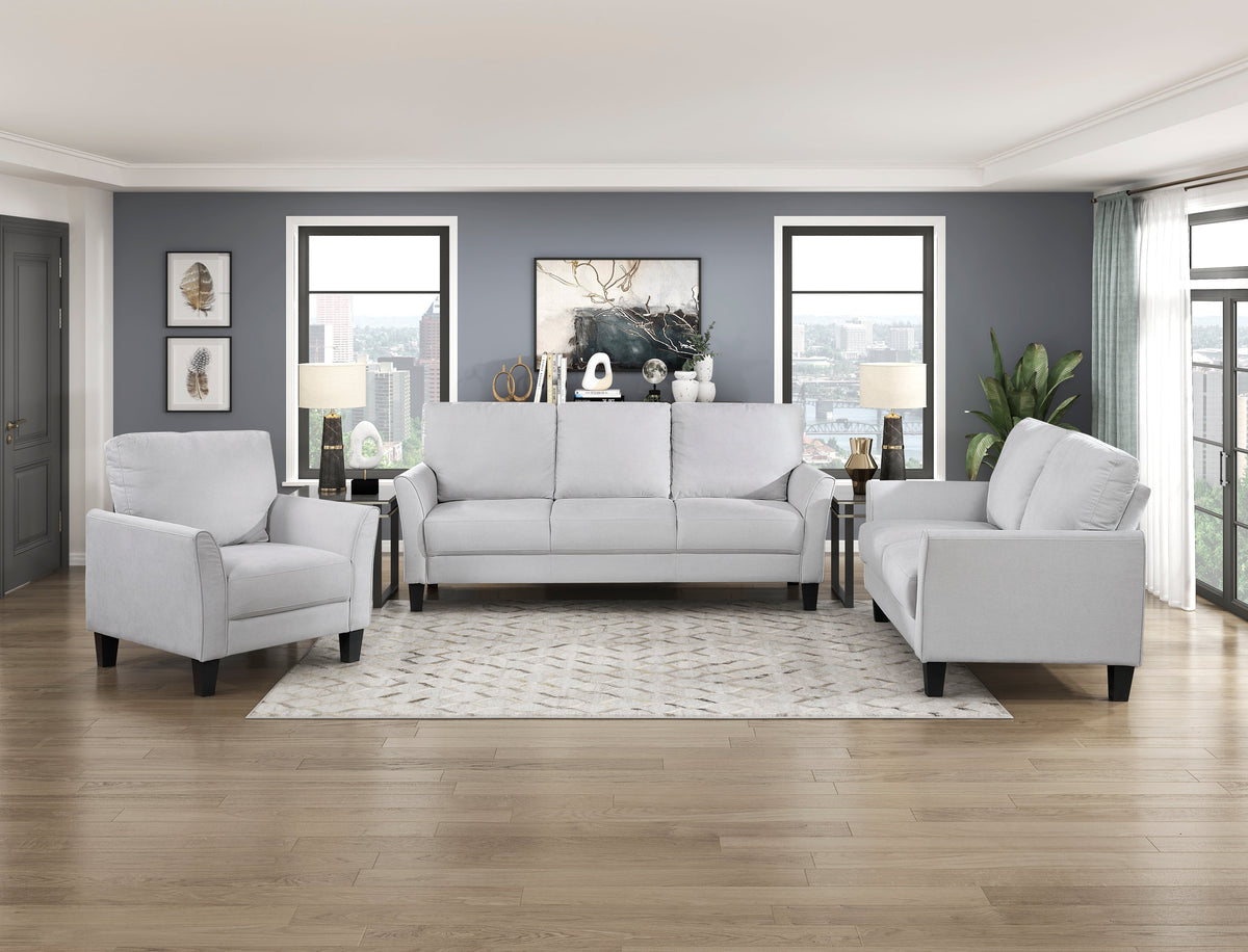 Crandall Beige 2-Piece Living Room Set by Homelegance at Eve Furniture