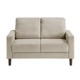 Crandall Beige 2-Piece Living Room Set by Homelegance at Eve Furniture