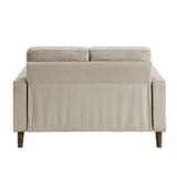Crandall Beige 2-Piece Living Room Set by Homelegance at Eve Furniture