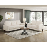Crandall Beige Loveseat by Homelegance at Eve Furniture