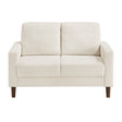Crandall Beige Loveseat by Homelegance at Eve Furniture