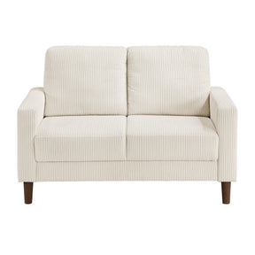 Crandall Beige Loveseat by Homelegance at Eve Furniture