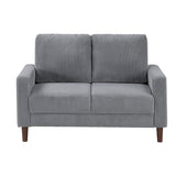 Crandall Gray 2-Piece Living Room Set by Homelegance at Eve Furniture