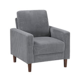 Crandall Gray Chair by Homelegance at Eve Furniture