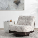 Crandall Swivel Chair - Cocoa Cream by Classic Home at Eve Furniture