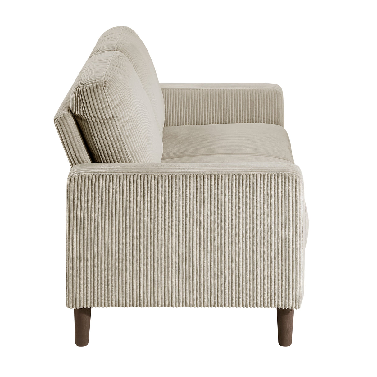 Crandall Taupe Loveseat by Homelegance at Eve Furniture