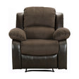 Cranley Chocolate Recliner by Homelegance at Eve Furniture