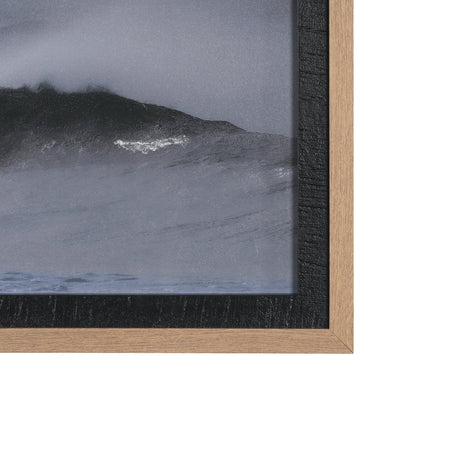 Crashing Wave by Chad Mackay a Hand Embellished Textured Framed Photo Art Print Matted under Glass by Mercana at Eve Furniture