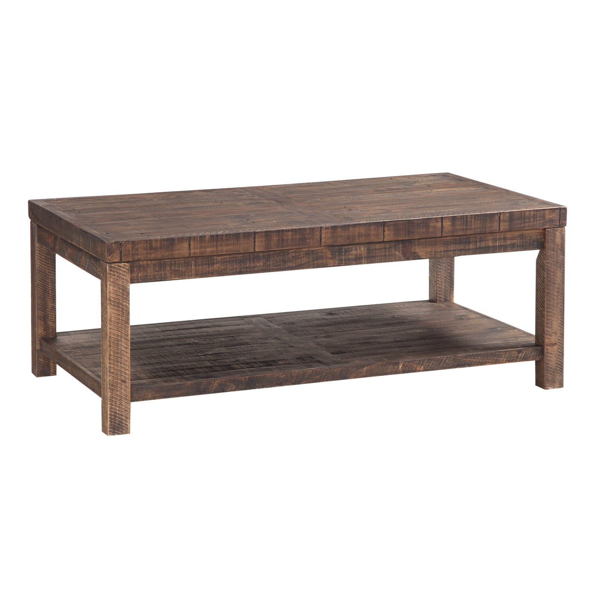 Craster Reclaimed Wood Rectangular Coffee Table in Smoky Taupe by Modus Furniture at Eve Furniture
