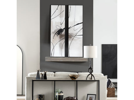 Crawford Brown/Black Canvas by Crestview at Eve Furniture