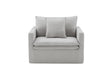 Crayford Light Gray Chair by Furniture of America at Eve Furniture