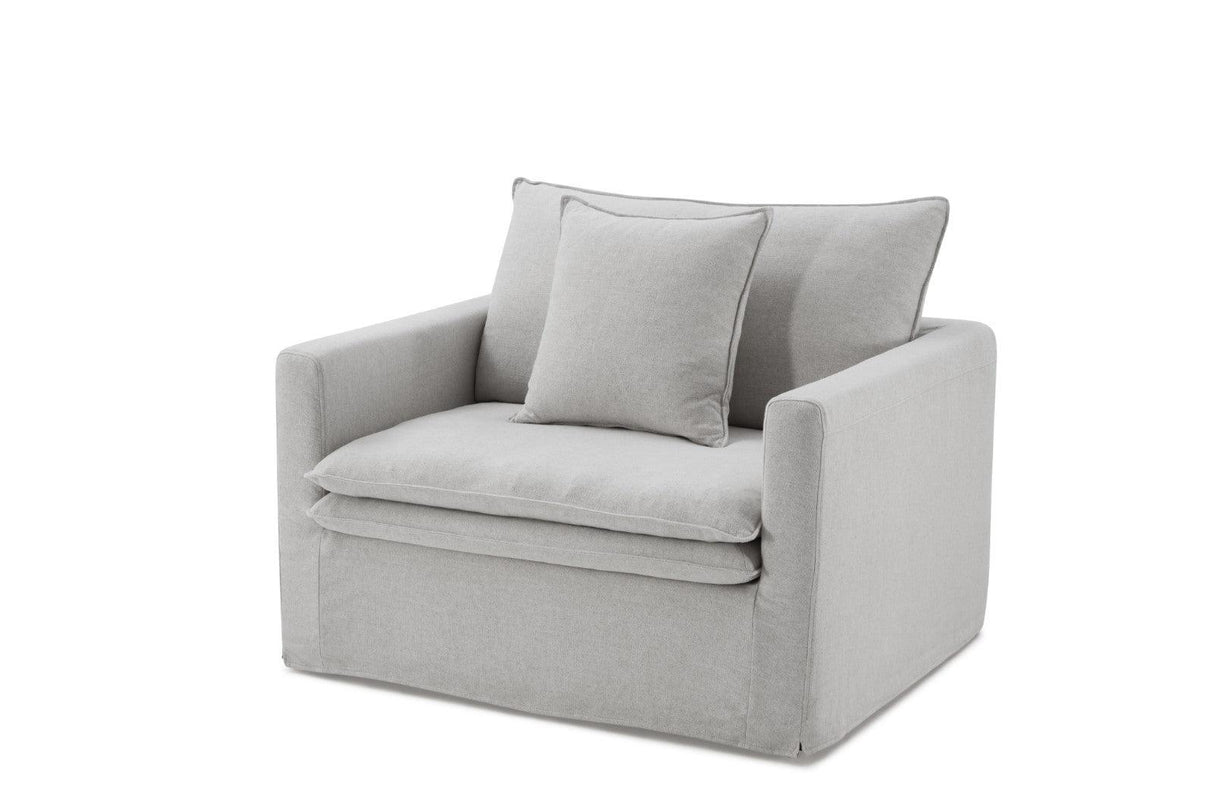 Crayford Light Gray Chair by Furniture of America at Eve Furniture